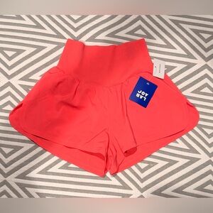 NWT JoyLab High Rise Running Shorts Hot Pink Small